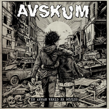 AVSKUM "En Annan Varld Ar Mojlig" LP (Prank) Yellow Vinyl